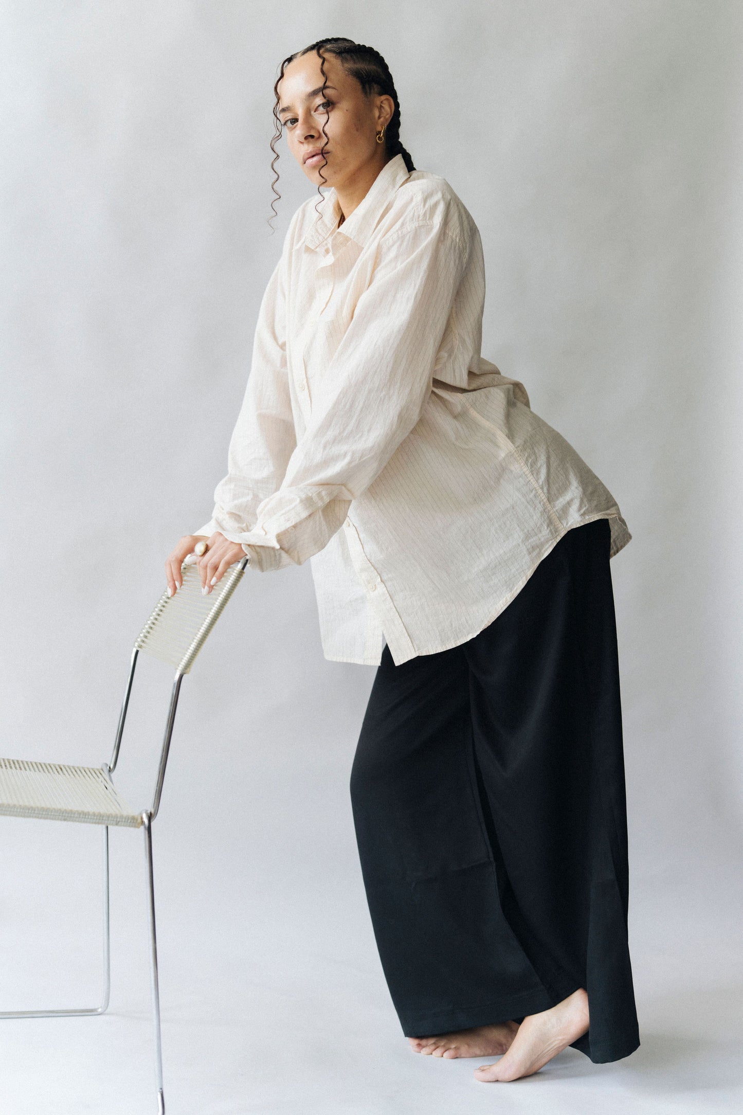 Madrid Wide Leg Tencel Trousers