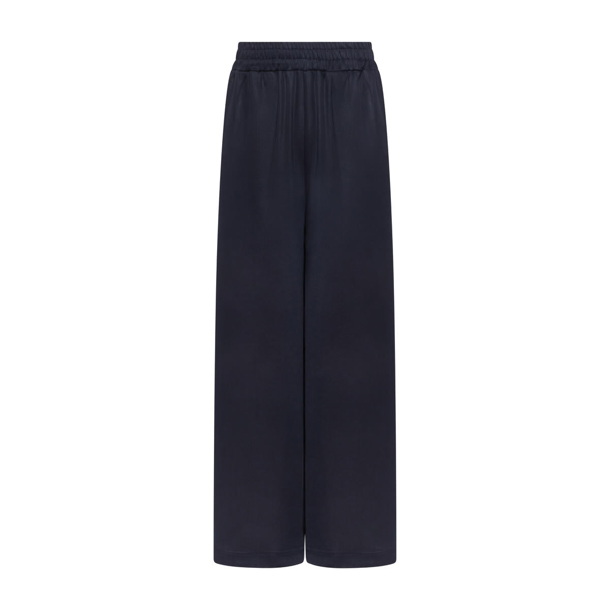 Madrid Wide Leg Tencel Trousers (Navy)
