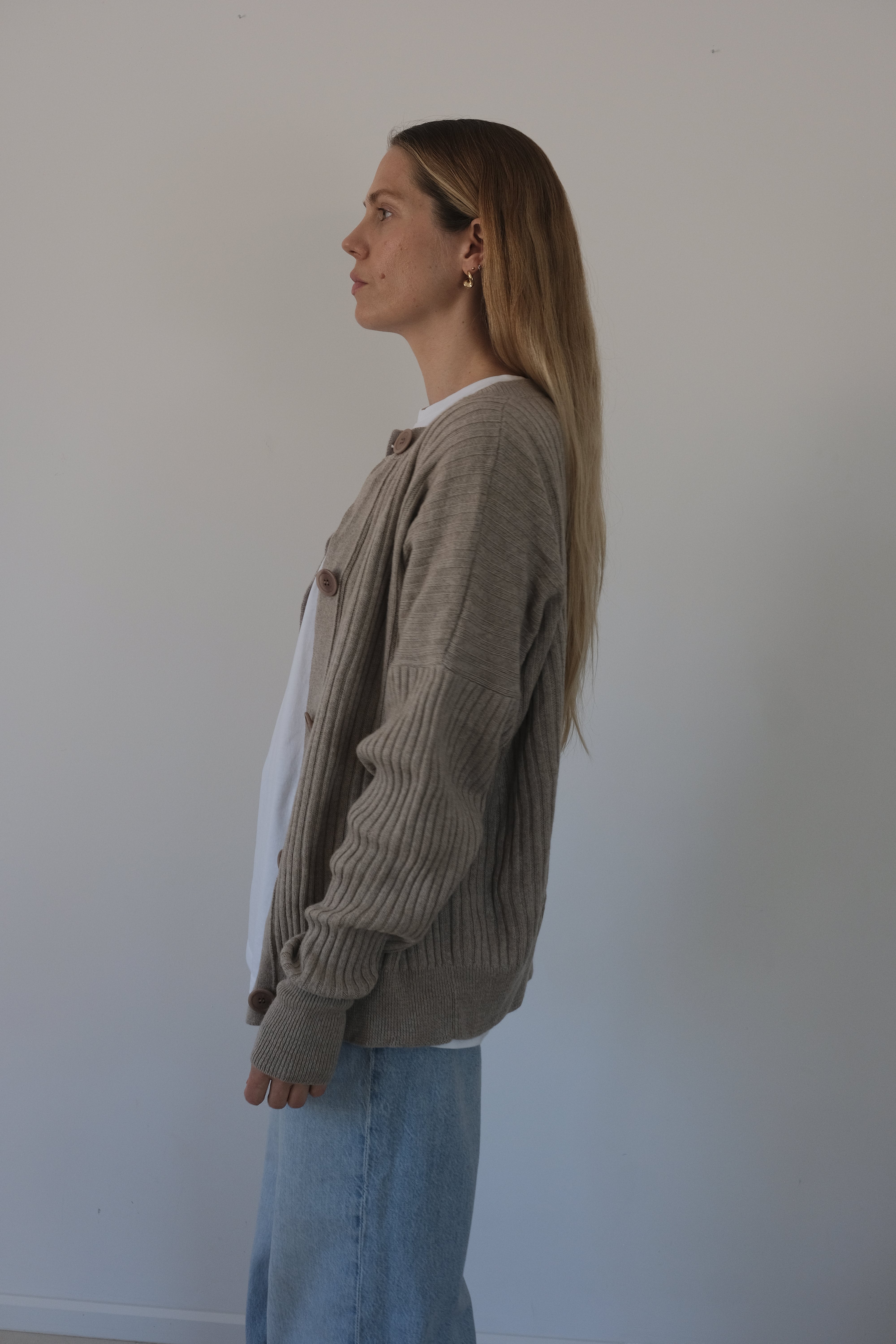 Copenhagen Cashwool Cardigan (Beige)