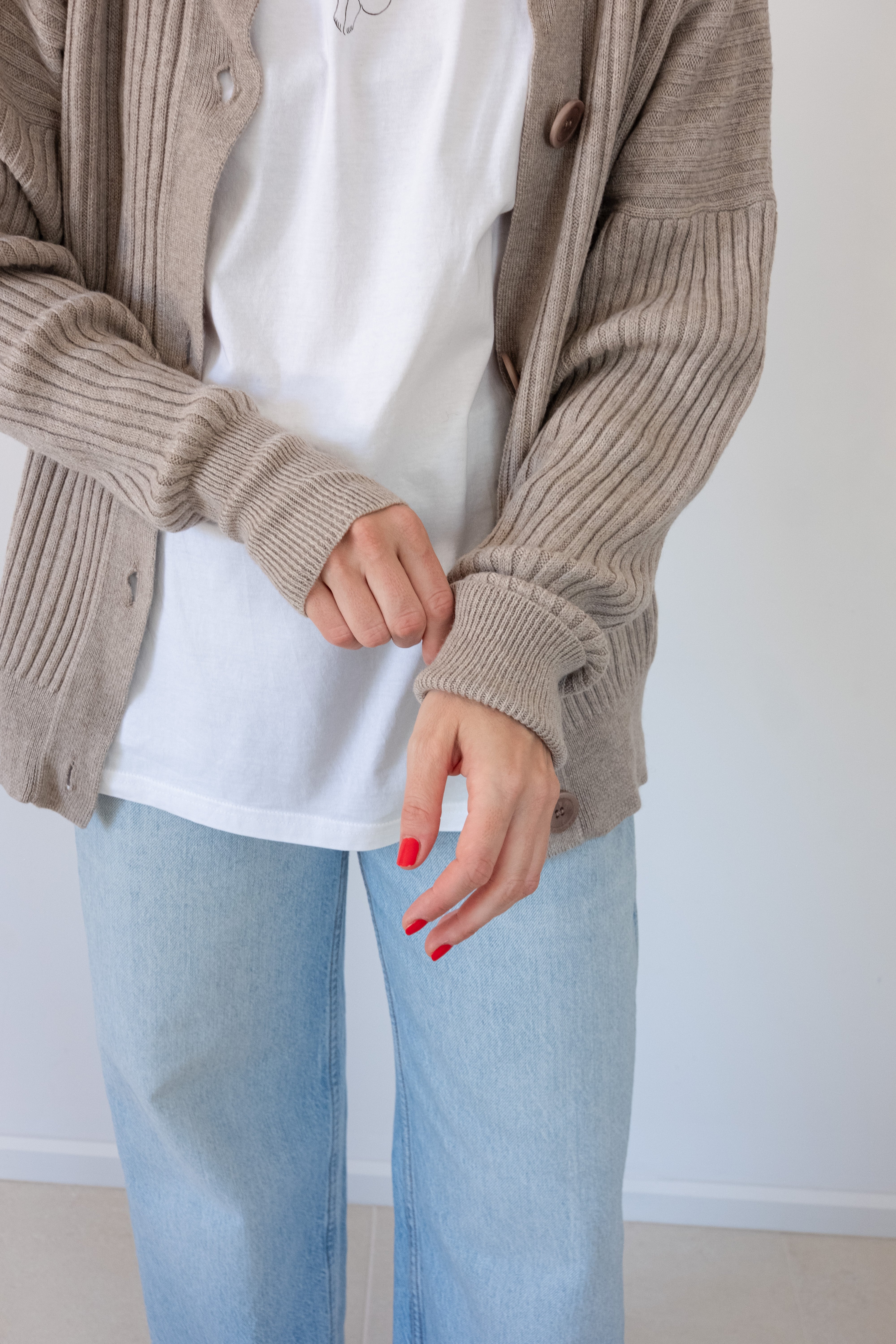 Copenhagen Cashwool Cardigan (Beige)