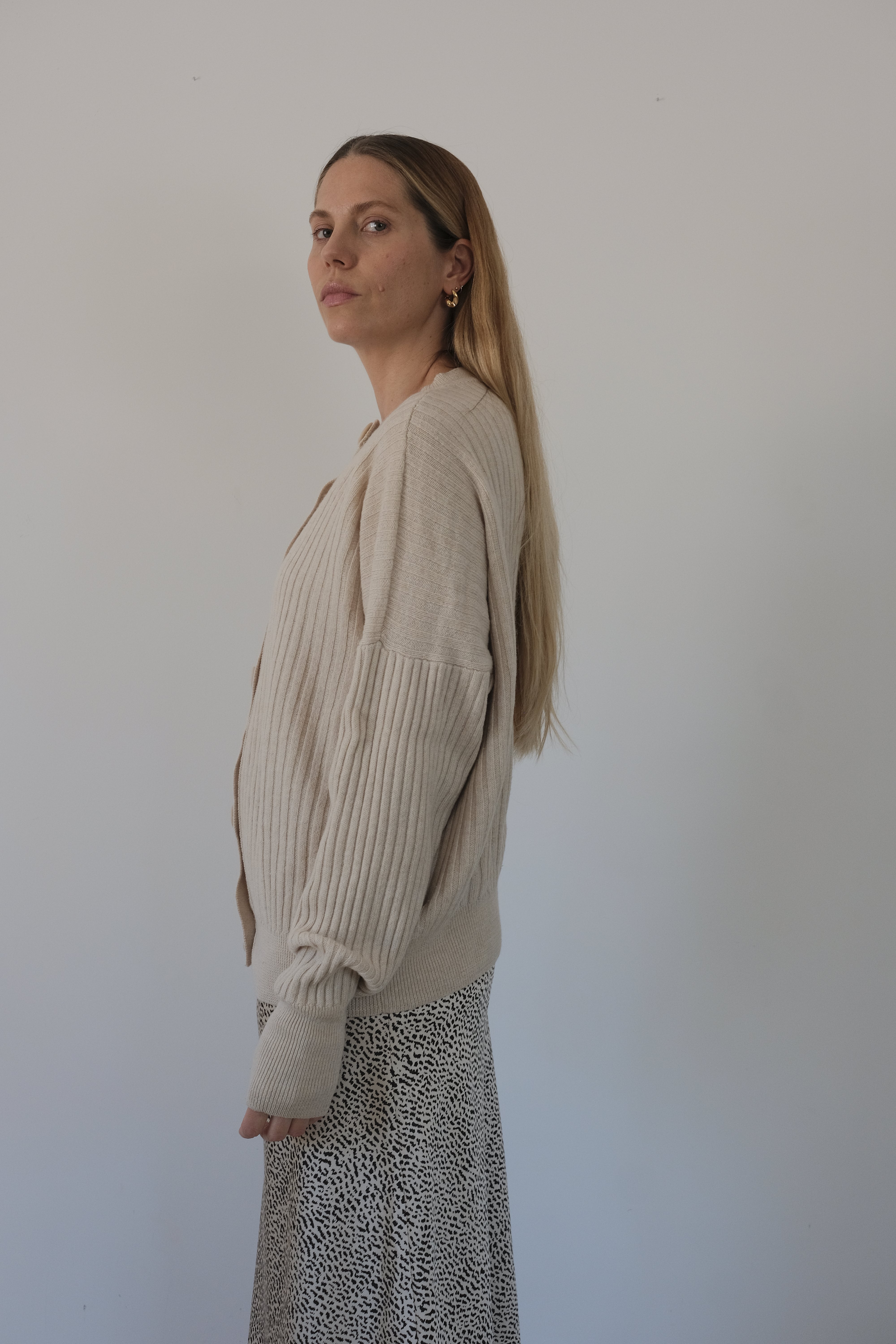 Copenhagen Cashwool Cardigan (Cream)