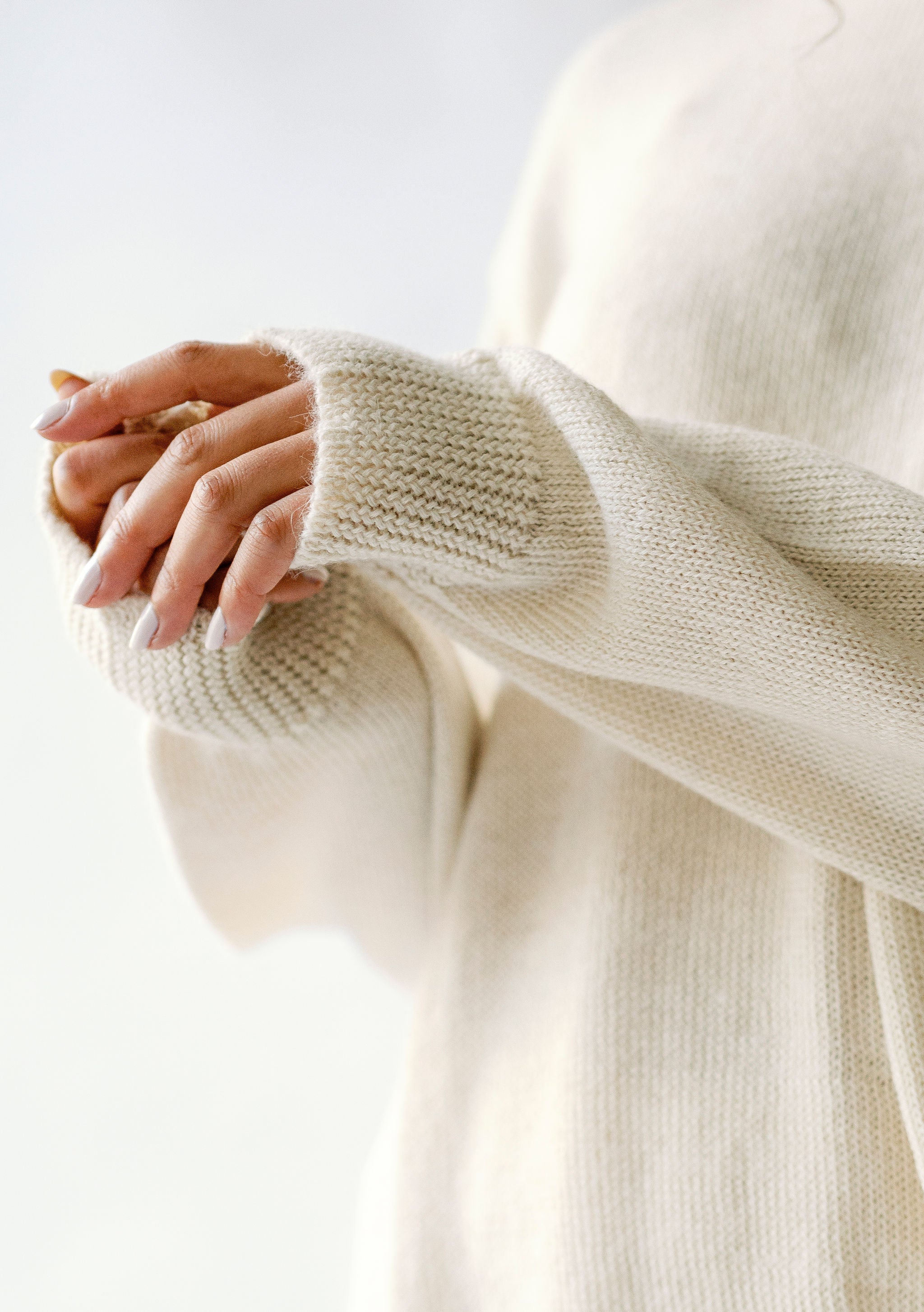 Stockholm Baby Alpaca Wool Jumper (Cream)